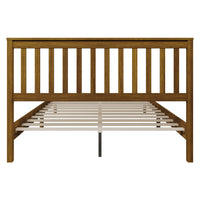 Home Design Fresno Wood Platform Bed Frame for Adult