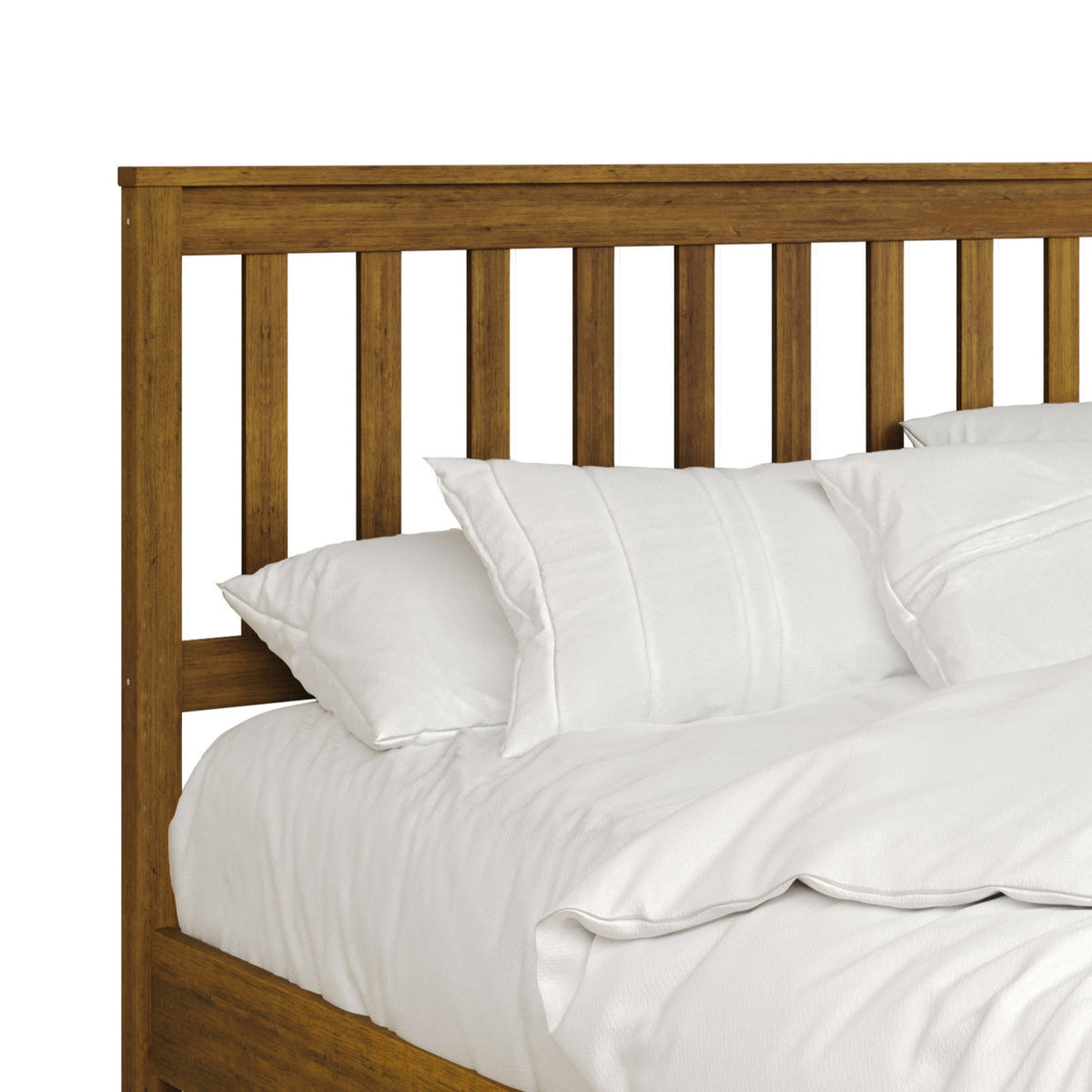 Home Design Fresno Wood Platform Bed Frame for Adult