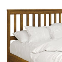 Home Design Fresno Wood Platform Bed Frame for Adult