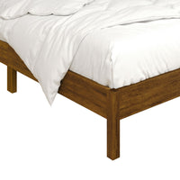 Home Design Fresno Wood Platform Bed Frame for Adult