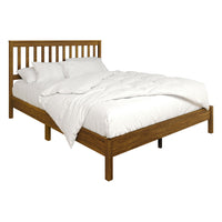 Home Design Fresno Wood Platform Bed Frame for Adult
