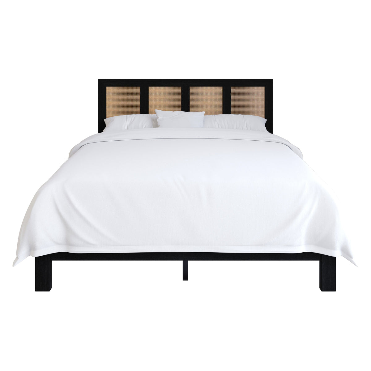 Home Design Missoula Wood Panel Bed Frame for Adult, Box Spring Required
