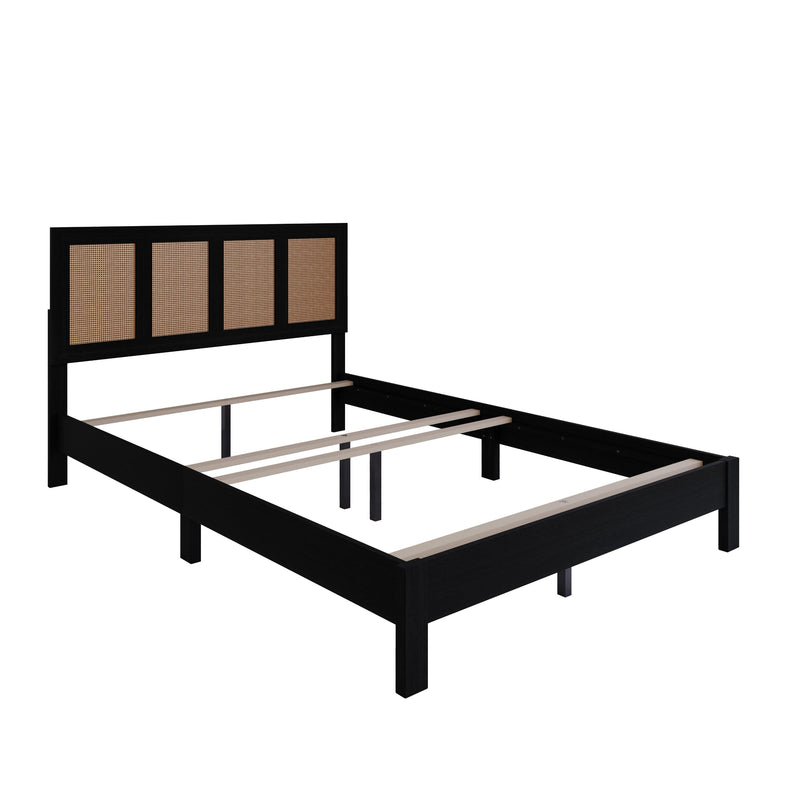 Home Design Missoula Wood Panel Bed Frame for Adult, Box Spring Required