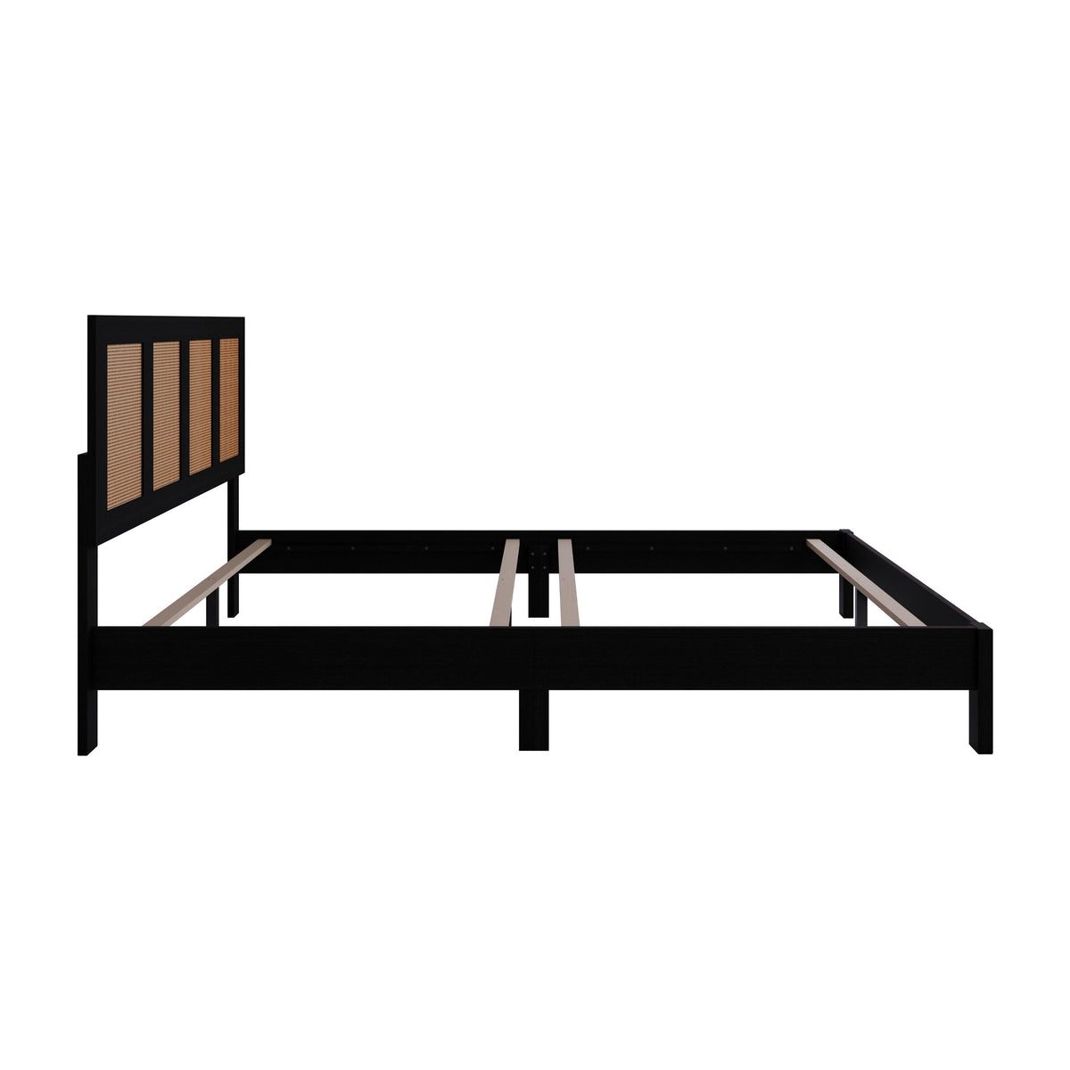 Home Design Missoula Wood Panel Bed Frame for Adult, Box Spring Required