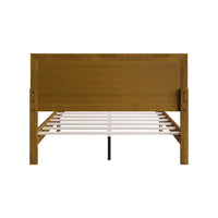 Home Design Skokie Platform Bed Frame, Brown