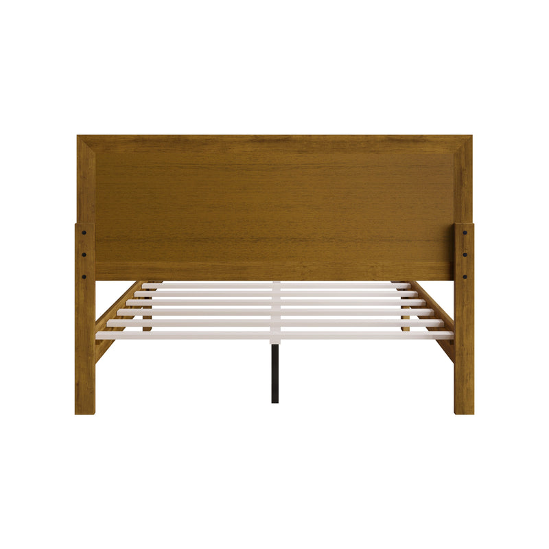 Home Design Skokie Platform Bed Frame, Brown