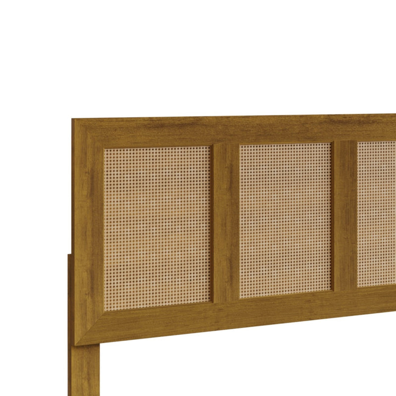 Home Design Skokie Platform Bed Frame, Brown