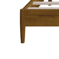 Home Design Skokie Platform Bed Frame, Brown