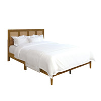 Home Design Skokie Platform Bed Frame, Brown