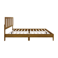 Home Design Skokie Platform Bed Frame, Brown