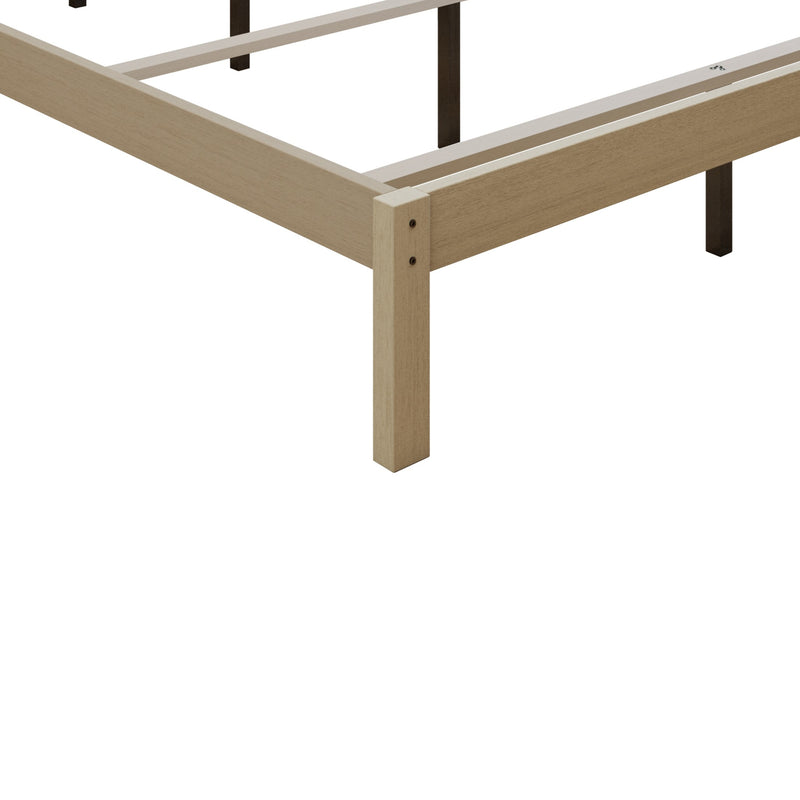 Home Design Winona Wood Panel Bed Frame for Adult