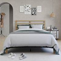 Home Design Winona Wood Panel Bed Frame for Adult