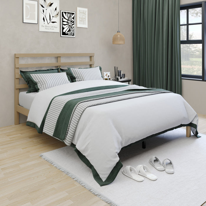 Home Design Winona Wood Panel Bed Frame for Adult