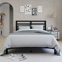 Home Design Winona Wood Panel Bed Frame for Adult