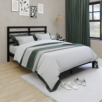 Home Design Winona Wood Panel Bed Frame for Adult