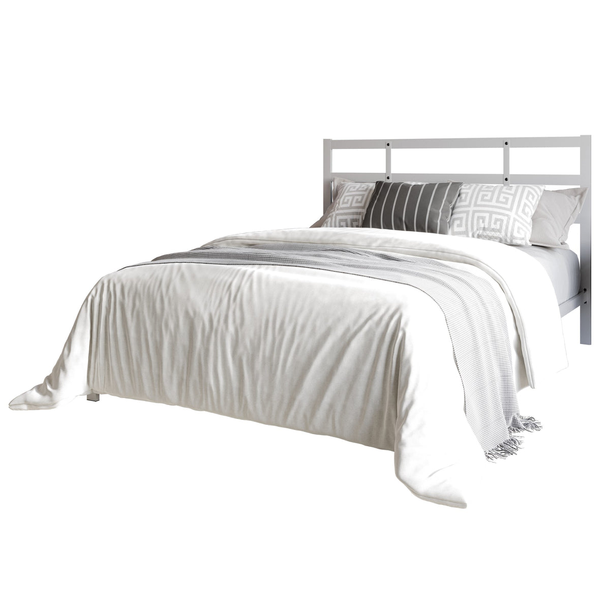 Home Design Sumter Metal Bed Frame for Adult, Easy Assembly