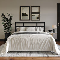 Home Design Sumter Metal Bed Frame for Adult, Easy Assembly
