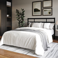 Home Design Sumter Metal Bed Frame for Adult, Easy Assembly