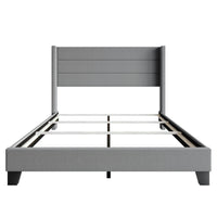 Home Design Niles Upholstered Panel Bed Frame