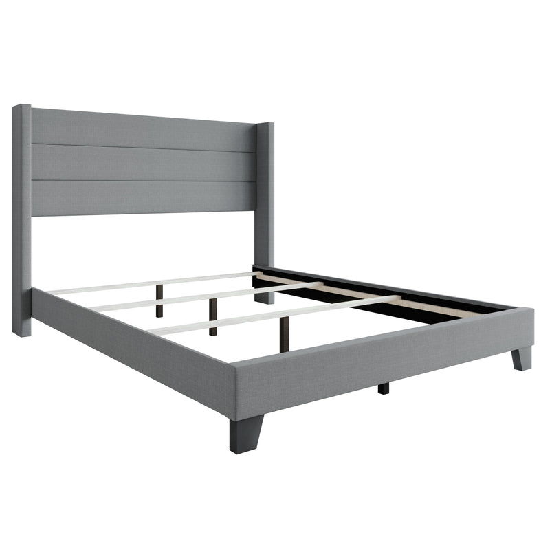 Home Design Niles Upholstered Panel Bed Frame