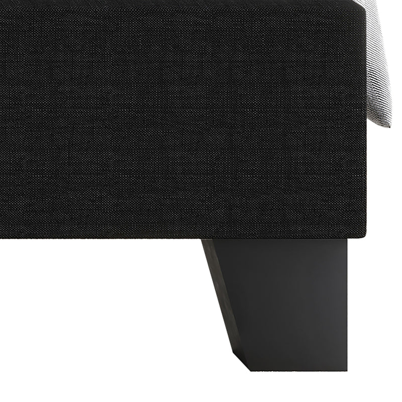 Home Design Niles Upholstered Panel Bed Frame