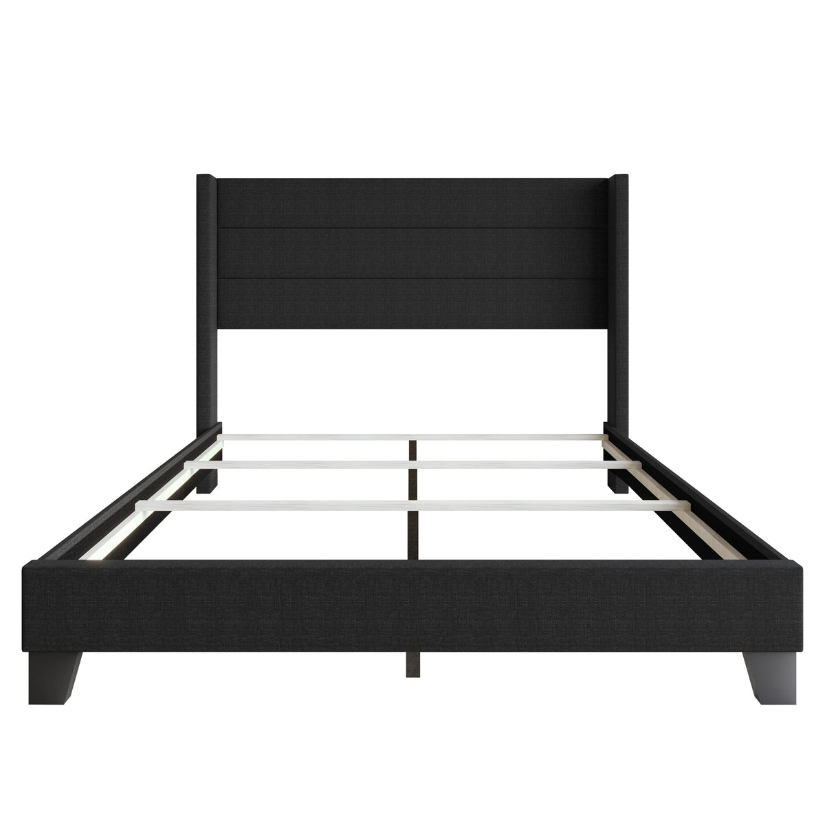 Home Design Niles Upholstered Panel Bed Frame