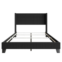 Home Design Niles Upholstered Panel Bed Frame