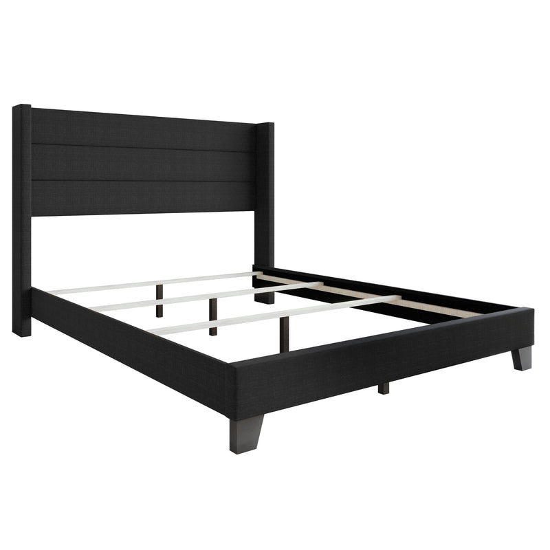 Home Design Niles Upholstered Panel Bed Frame