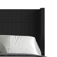 Home Design Niles Upholstered Panel Bed Frame