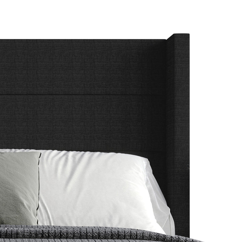 Home Design Niles Upholstered Panel Bed Frame