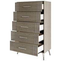 Home Design Ashwin Queen Bedroom Set, Gray