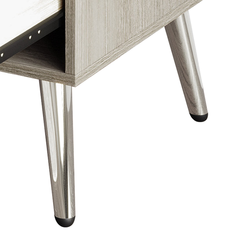 Home Design Ashwin 5 Drawer Chest, Gray