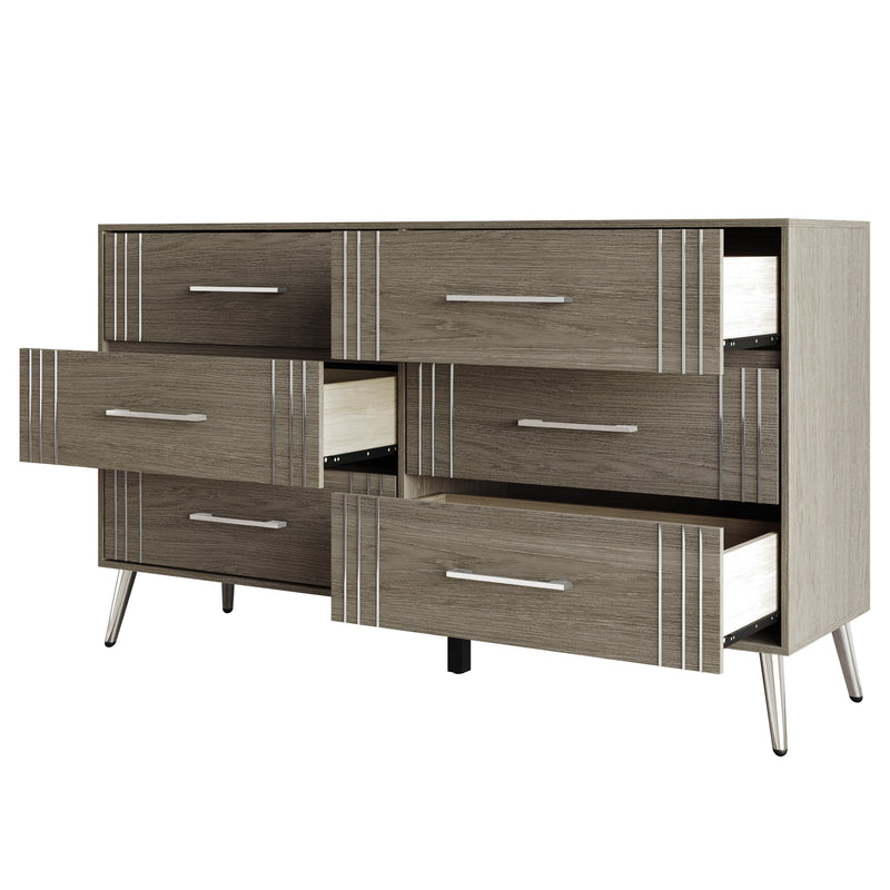 Home Design Ashwin Queen Bedroom Set, Gray