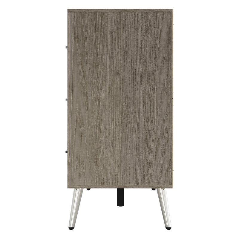 Home Design Ashwin 6 Drawer Dresser, Gray