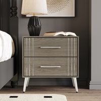 Home Design Ashwin Queen Bedroom Set, Gray