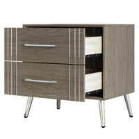 Home Design Ashwin Queen Bedroom Set, Gray