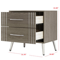 Home Design Ashwin Queen Bedroom Set, Gray