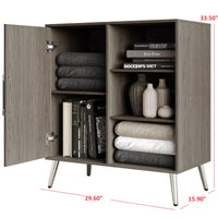 Home Design Ashwin Side Board, Gray