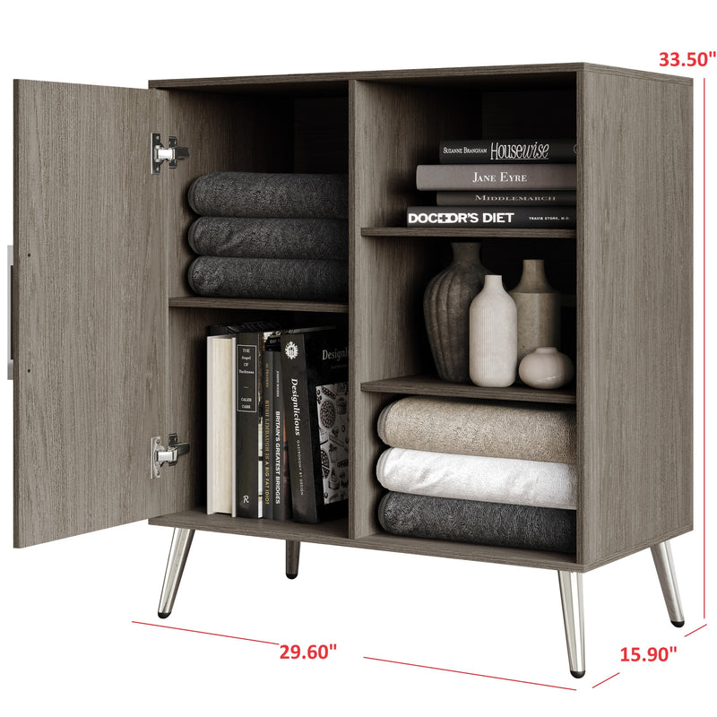 Home Design Ashwin Side Board, Gray