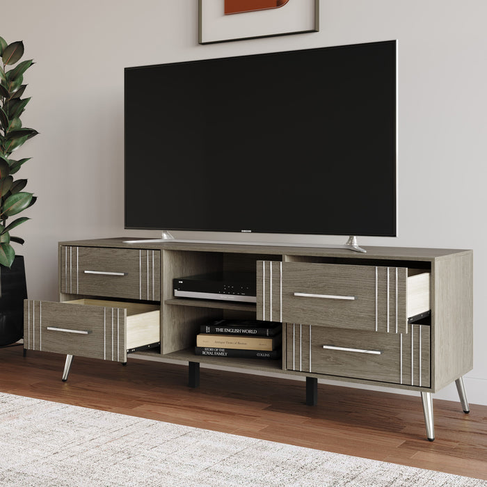 Home Design Ashwin TV Stand, Gray