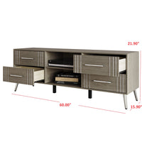 Home Design Ashwin TV Stand, Gray