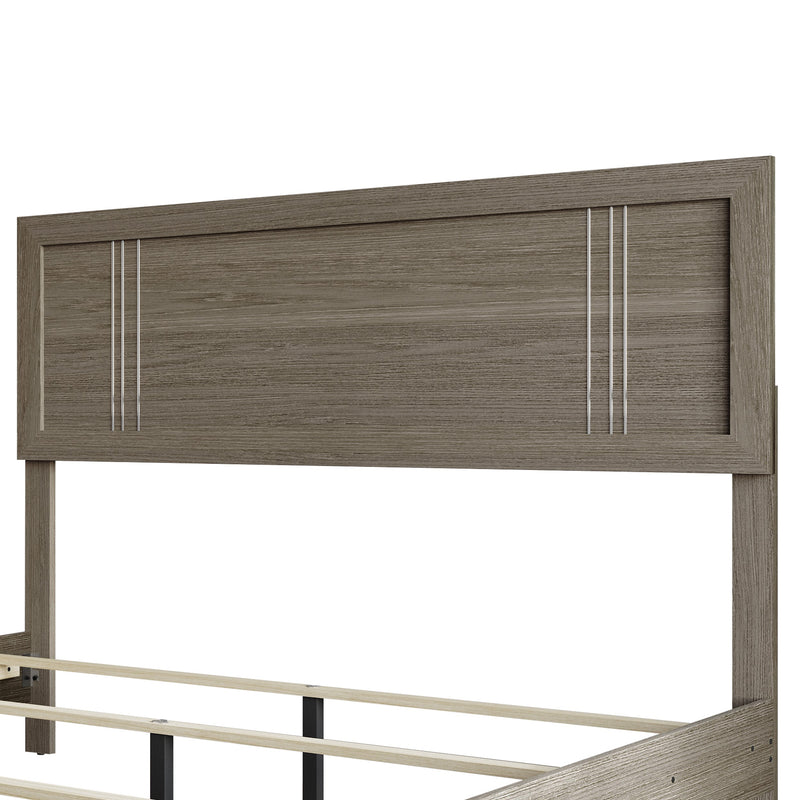 Home Design Ashwin Queen Bedroom Set, Gray