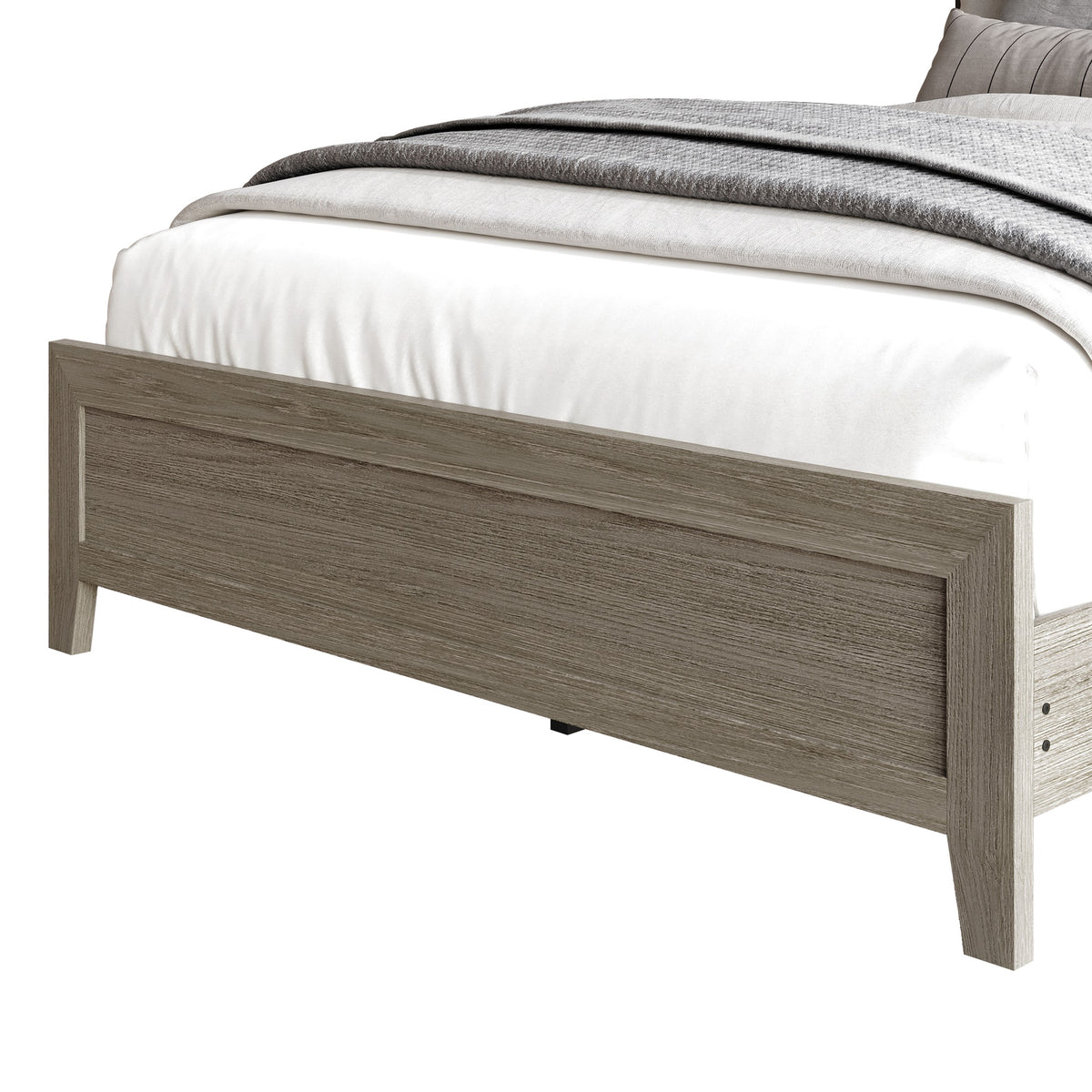 Home Design Ashwin Queen Bedroom Set, Gray