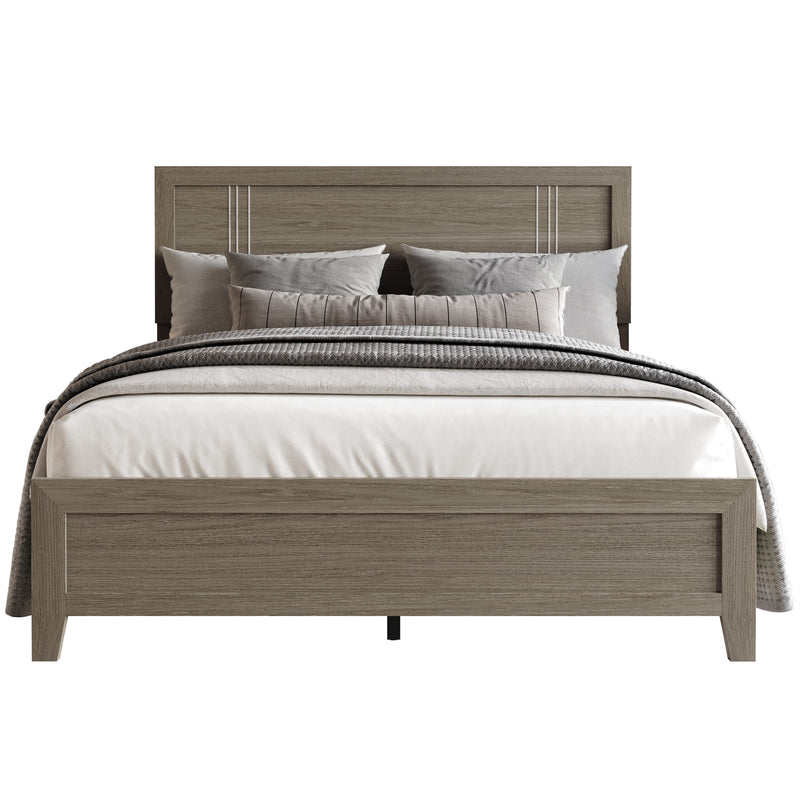 Home Design Ashwin Queen Bedroom Set, Gray