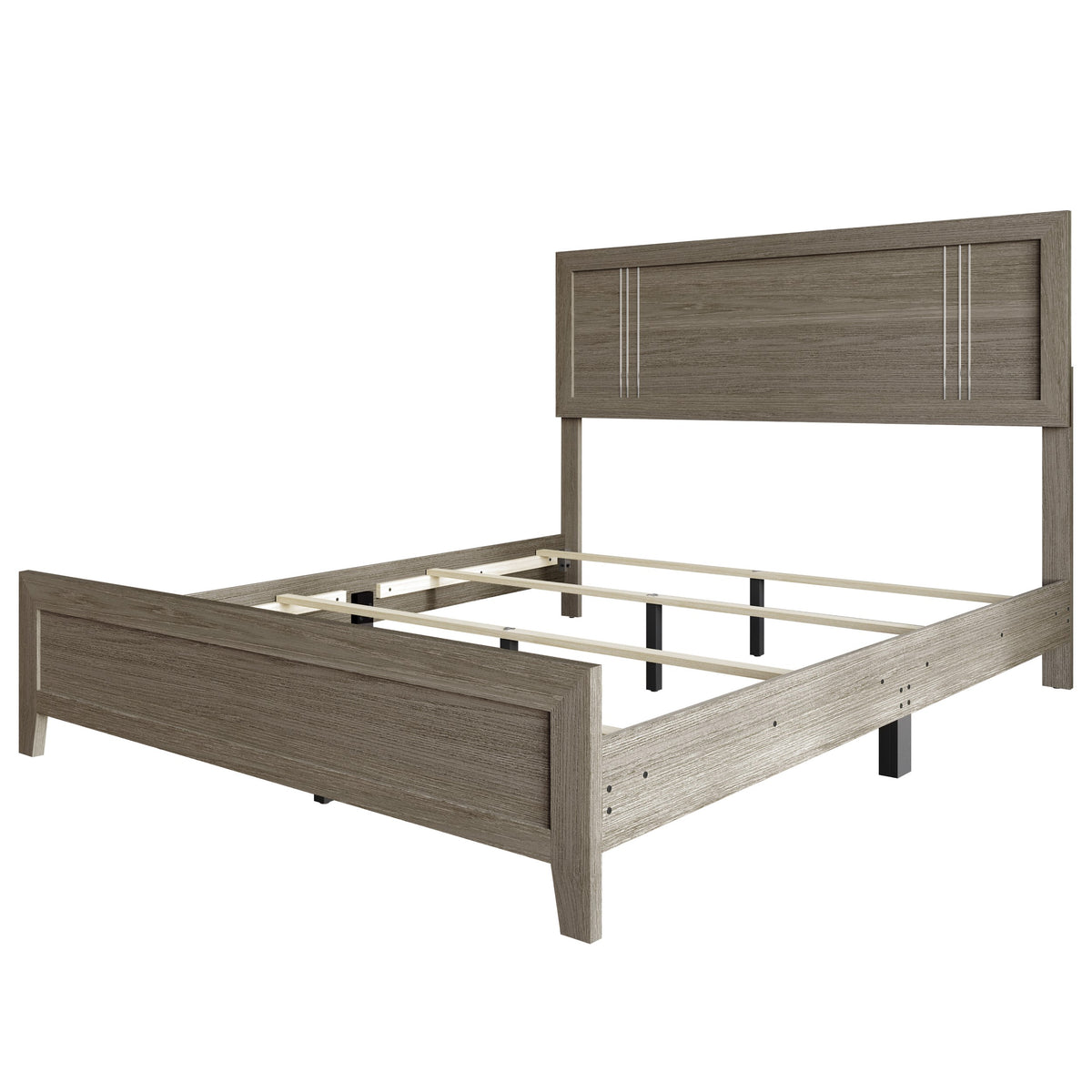 Home Design Ashwin Queen Bedroom Set, Gray