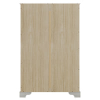Home Design Harley 5-Drawer Chest, Modern Bedroom Storage Furniture, Light Gray Finish, Easy Assembly