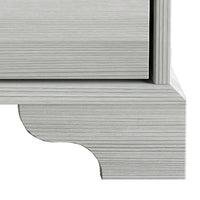 Home Design Harley 5-Drawer Chest, Modern Bedroom Storage Furniture, Light Gray Finish, Easy Assembly