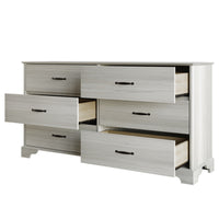 Home Design Harley 4-Piece Modern Light Gray Bedroom Furniture Set - Include Bed Frame, Chest, Dresser, Nightstand