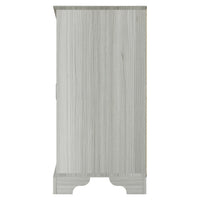 Home Design Harley Sideboard, Modern Bedroom Storage Furniture, Light Gray Finish, Easy Assembly