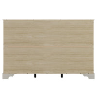 Home Design Harley Sideboard, Modern Bedroom Storage Furniture, Light Gray Finish, Easy Assembly